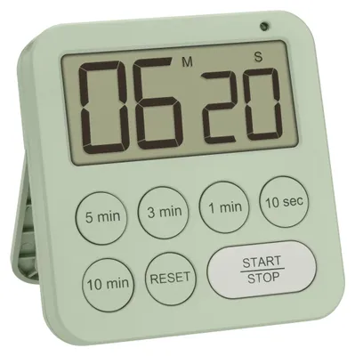 Zdjęcie produktu dla TFA-Dostmann 38.2056.04, Programator codzienny, Zielony, Cyfrowy, Plastik, 99 min, 1,5 V