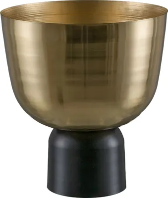Produktbild von Übertopf - Goldgelb - Schwarz - 41 x 45 cm