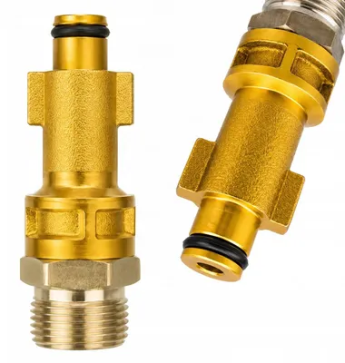 Zdjęcie produktu dla Adapter Bosch Stary Typ Bayonet M22 Zewnętrzny - Przejściówka do Myjki Ciśnieniowej | Trzpień 12 mm | Metalowy Gwint M22