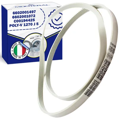 Trockenriemen Poly-V 1270 J 5 für Indesit, grau