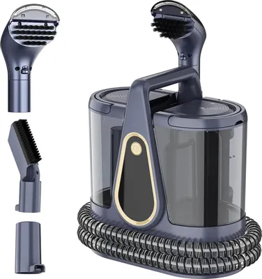 Produktbild von Tragbarer Teppich- und Polsterreiniger - Fleckenentferner 550W - 17 kPa starke Saugleistung - Sprüh- und Saugfunktion - Für Auto, Sofa und Tierhaare