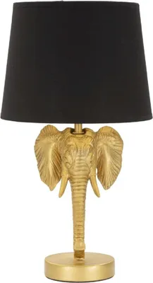 Produktbild von Mauro Ferretti Tischlampe Elefant E27 Ø 25x43 cm gold schwarz