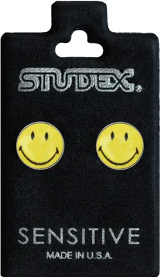 Produktbild von Chirurgenstahl Ohrstecker mit Smilie Studex Sensitive