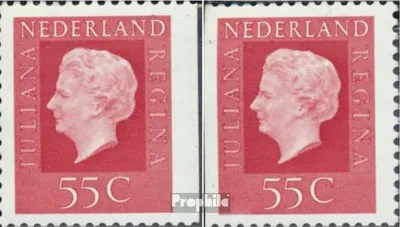 Produktbild von Briefmarken Niederlande 1976 Mi 1064Dl,1064Dr postfrisch Juliana