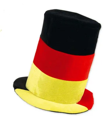 Produktbild von Zylinder "FAN" Deutschland Partyhut Fahne Plüschhut