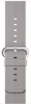 Produktbild von Armband Apple Watch Woven Nylon Pearl (Perle), 38mm
