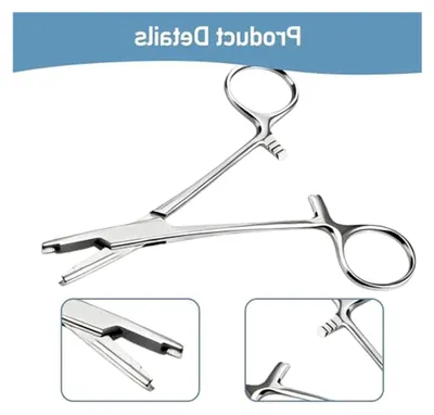 Produktbild von 1 Stück Piercing Zange Für Kugeln Piercing Kugel Aufdreher Piercingzange Für Kugel Zum Drehen Piecing Öffner Piecing Werkzeug Klemme 3 mm Für Kugeln Und Körperteile Mit 1 Greifer Perforierwerkzeuge