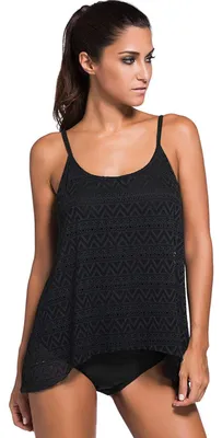 Productafbeelding van Syrads Damen strandkleding set met gaas, tankini, 2-delig, badpak, zwemkleding