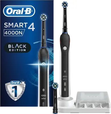 Image de Brosse à dents électrique Oral-B Smart 4 4000N CrossAction, noire
