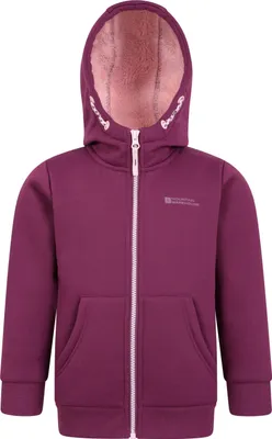Produktbild von Mountain Warehouse - Dětská mikina s kapucí "Alpine II" MW1046 (158) (bobulově červená)
