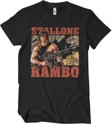 Produktbild von Rambo Djungle T-Shirt - Medium  - Black