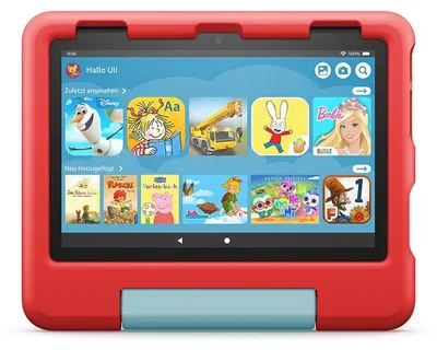 Immagine prodotto di Custodia protettiva per bambini, prodotta da Amazon, per il tablet Fire HD 8 (compatibile solo con...)