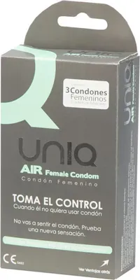 Produktbild von Uniq - Air Latexfreies Weibliches Kondom 3 Einheiten