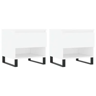 Obrázok produktu pre vidaXL Konferenčné stolíky 2 ks. Biele 50x46x50 cm výrobok z dreva