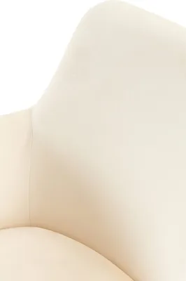 Produktbild von Esszimmerstuhl HLO-CP124 Samt  creme