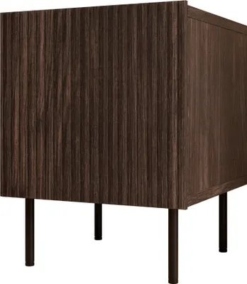 Produktbild von MIRJAN24 Im Set zwei Nachttische Tacos, Schafzimmer Nachtschrank, Modern, Stahlfüße, Kollektion (Farbe: Nuss Warmia)