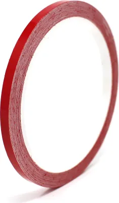 Image de Bande décorative de 10 m, 12 mm, rouge carmin, bande décorative pour voiture, moto, bateau, modélisme, bande adhésive