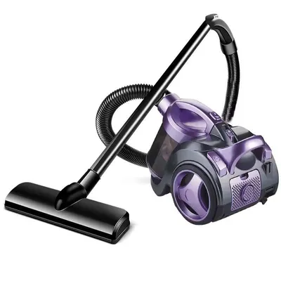 Produktbild von 1200W Staubsauger beutellos, Zyklon-Bodensauger mit Rollen, 3L Staubbehälter, Kompakter Sauger für Hartböden, Teppiche und Tierhaare