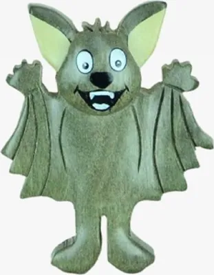 Produktbild von Magnet aus Holz, Fledermaus,  Tiere Kühlschrankmagnete Waldtier Tier Bauernhof Fledermäuse