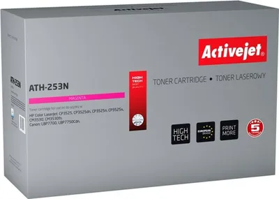 Immagine prodotto di Activejet ATH-253N toner (replacement for HP 504A CE253A, Canon CRG-723M; Supreme; 7000 pages; magenta)