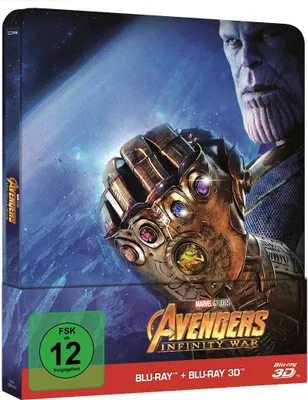 Produktbild von Avengers: Infinity War [Blu-ray 3D + 2D Steelbook]