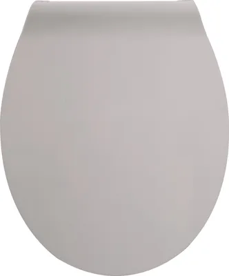 Produktbild von Spirella Design WC Sitz mit Absenkautomatik Fast Fix/Schnellbefestigung Befestigung mit Knopfdruck, Toilettensitz WC Deckel Klobrille Elegance Weiß