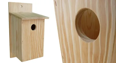 Produktbild von Vogel - Nistkasten für Meisen ca. 28 cm Einflugloch