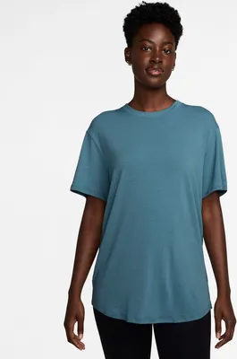 Immagine prodotto di Nike W Nk One Relaxed Df Ss Top Smokey Blue/Black Smokey Blue/Black Xs