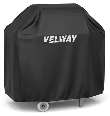 Imagen del producto de Funda protectora para parrilla de gas, impermeable, para barbacoa, cubierta, funda protectora, antipolvo, para parrilla, lona protectora para parrillas (117x66x117 cm) — Negra