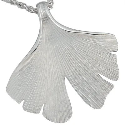 Produktbild von JOBO Anhänger Ginko 925 Sterling Silber teilmattiert