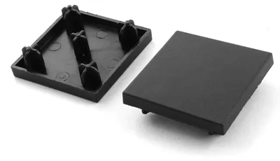 Produktbild von 2?40?mm x 40?mm schwarz Extrusion Endkappe fš¹r Aluminium Profil de
