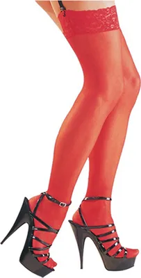 Produktbild von Cottelli Collection - Strümpfe rot, Größe:L