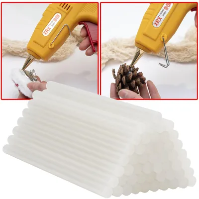 Produktbild von Heissklebestifte 50er Set für Heissklebepistolen, transparent, Ø 11 mm, 20 cm, Heissklebesticks mit extra starker Klebekraft, schnelltrocknend