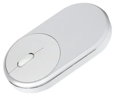 Zdjęcie produktu dla Bezprzewodowa mysz 2,4 GHz z funkcją ładowania, obsługująca Bluetooth, optyczna, z podłączeniem przez USB – akcesoria biurowe do laptopów (srebrno-szara)