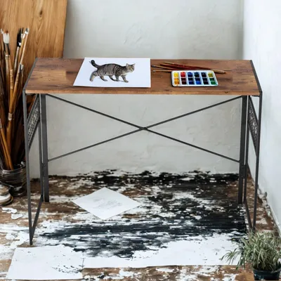 Productafbeelding van FurnitureR Tekentafel, inklapbaar, 100x50cm - Kunstenaarstafel met verstelbare hellingshoek?