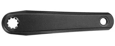 Image de Manivelle gauche isis bosch 1 2 4 brose noir 170mm
