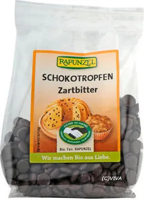 Produktbild von Rapunzel Schokotropfen Zartbitter 100g