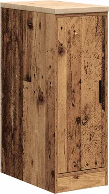 Immagine prodotto di vidaXL Armadio di stoccaggio per garage in legno vecchio, aspetto legno di pino massiccio
