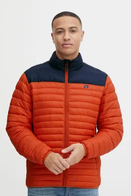Produktbild von Blend 20715260 Outerwear Herren Steppjacke Übergangsjacke Jacke leicht gesteppte Winterjacke mit color-block und Stehkragen Regular Fit