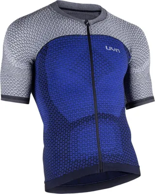 Produktbild von UYN Alpha Biking Shirt kurzarm medieval blue/sleet grey M