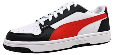 Image de Baskets Puma Reb-L pour hommes, modèle bas, couleur blanche, pour un style décontracté