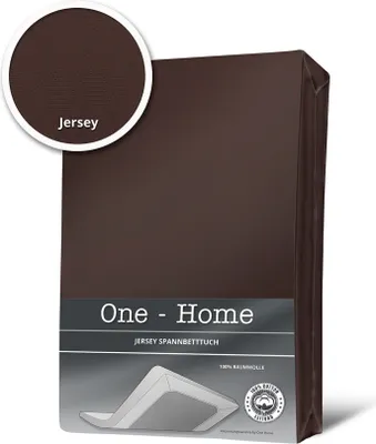 Produktbild von Topper Spannbettlaken Bettlaken braun 180x200 cm - 200x200 cm Jersey Baumwolle