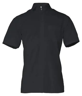 Image de Marvelis - Chemise pour homme, popeline, coupe classique, manches courtes LT5761 (38,86 cm) (noir)