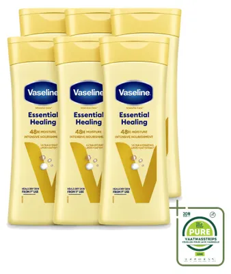 Produktbild von 6 x Vaseline Essential Healing Bodylotion - 400 ml - Großpackung - 6 Stücke
