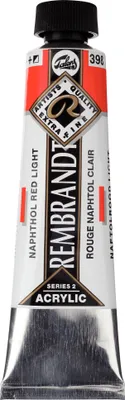 Produktbild von Rembrandt Acrylfarbe Tube 40 ml Naphtholrot Hell 398