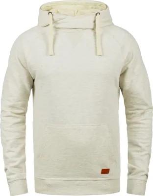 Produktbild von Blend BHSales Herren Kapuzenpullover Hoodie Pullover mit Kapuze Kordelzug Kängurutasche Rippbündchen Label-Details Baumwollmischung Regular fit