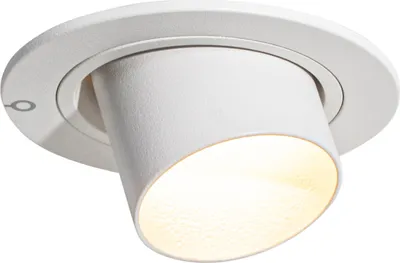 Zdjęcie produktu dla QAZQA – Nowoczesny Nowoczesny reflektor do zabudowy, biały GU10 35 mm okrągły, obrotowy – Installa I Salon I Sypialnia – Aluminium Okrągły – Pasuje do LED GU10