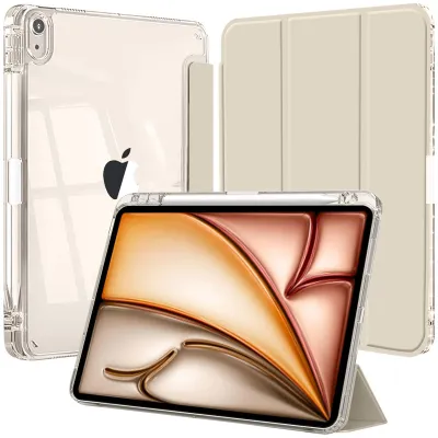 Produktbild von Transparente Schutzhülle für iPad Air 13 Zoll mit Stifthalter und Stoßschutz