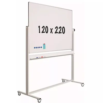 Produktbild von Mobiles Whiteboard Horacio - Neigbar - Wochenplaner - Monatsplaner - Jahresplaner - Doppelseitig und magnetisch - 120x220cm