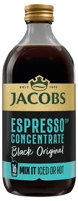 Produktbild von JACOBS Espresso Black Concentrate 6 x 485 ml Kaffeekonzentrat